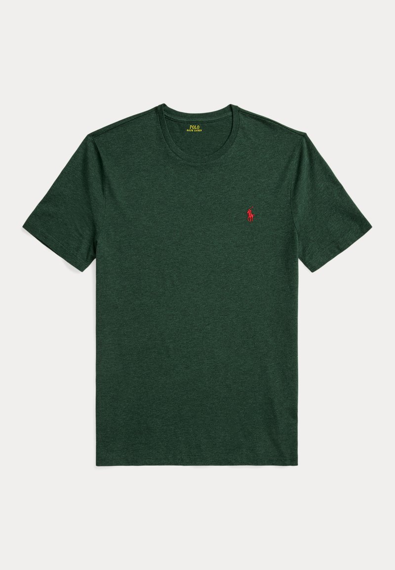 Polo Ralph Lauren CUSTOM SLIM FIT JERSEY CREWNECK T-SHIRT - Osnovna majica kratkih rukava - scotch pine heather