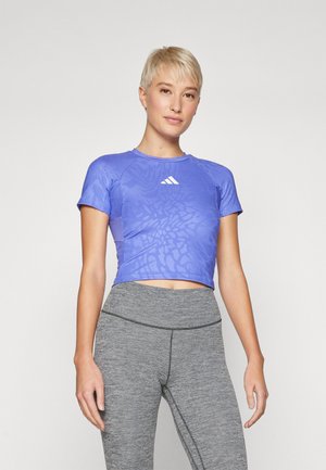 PRINTED  - T-skjorte til trening - semi blue