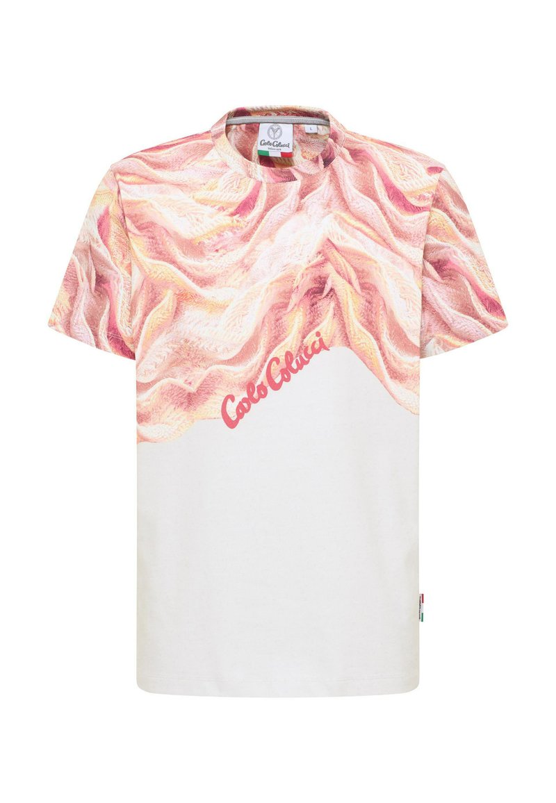carlo colucci T-shirt print oranje