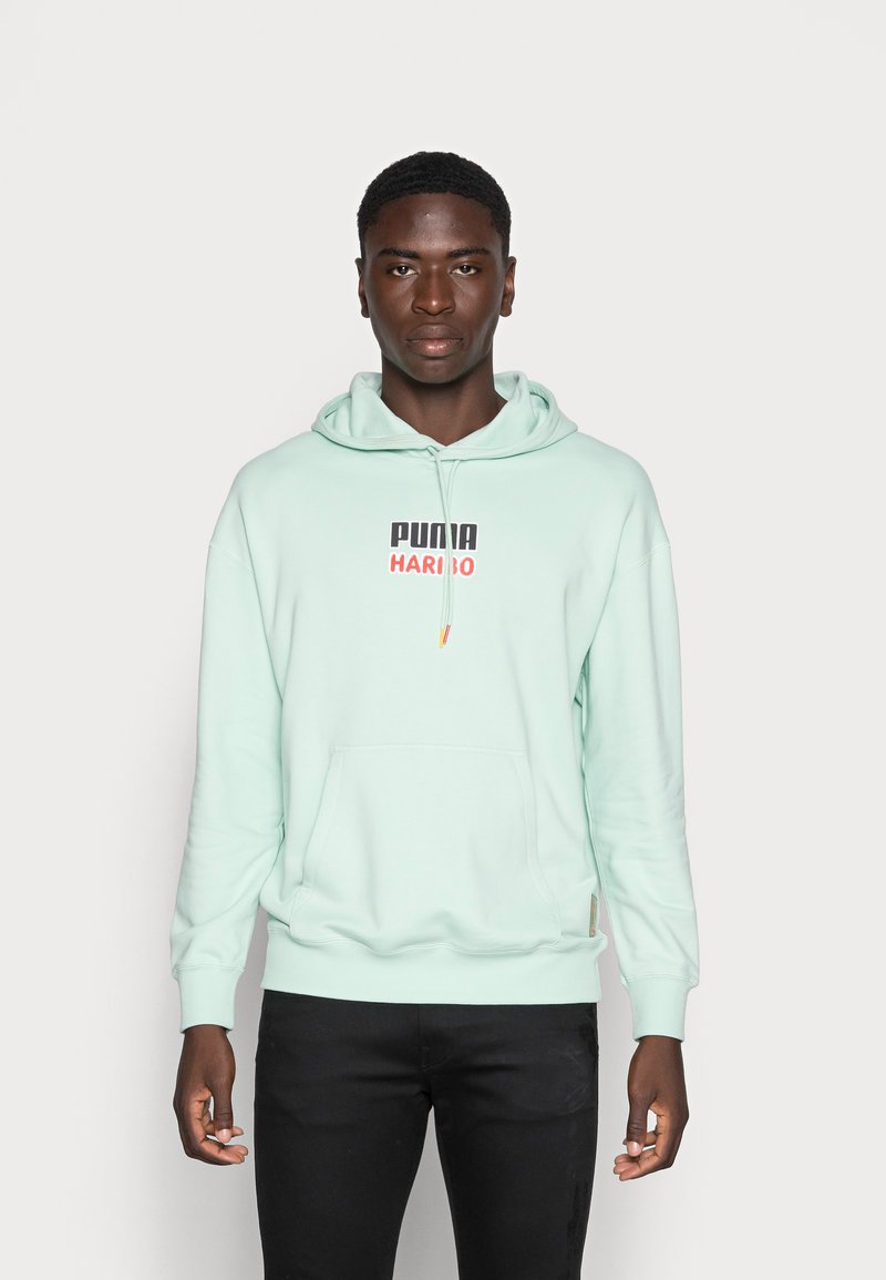 Puma PUMA HARIBO HOODIE - Felpa - gossamer green
