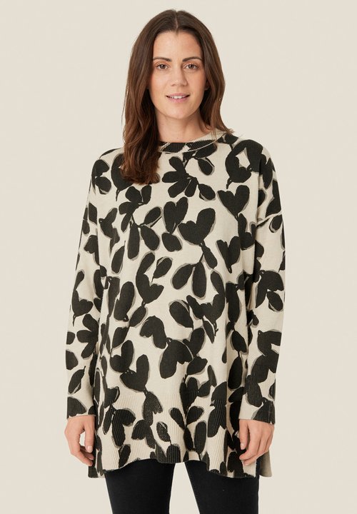 Pull Masai Femme Taille L - Beige - Coton/Polyester - Manches Courtes - Occasion Très Bon état