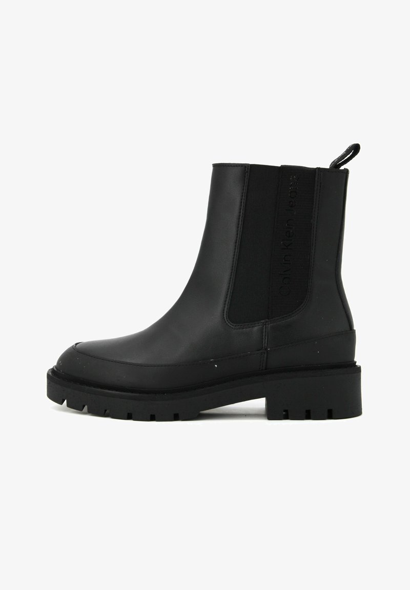 Calvin Klein COMBAT MID CHELSEA B - Stivaletti con plateau - nero