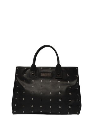 EYELETS - Sac à main - black/silver