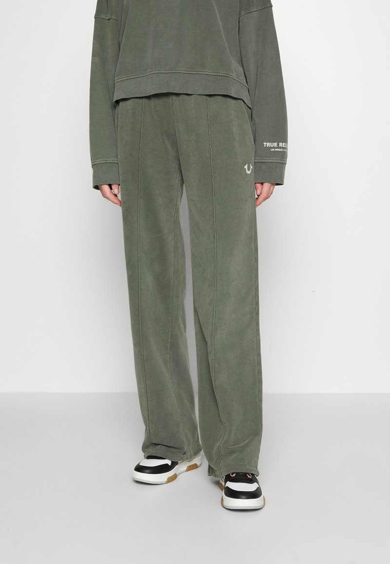 True Religion PANT WIDE LEG Tracksuit bottoms khaki Zalando.ie