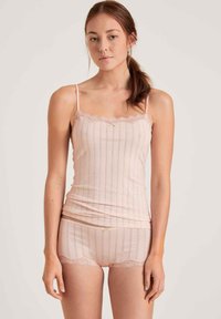 Calida SPAGHETTI - Maglietta intima - pearl blush