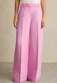 Reiss RAINE WIDE-LEG - Kelnės - pink