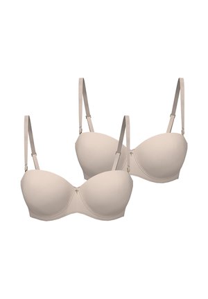 2-PACK SENSATION - Podprsenka s kosticemi - neutral