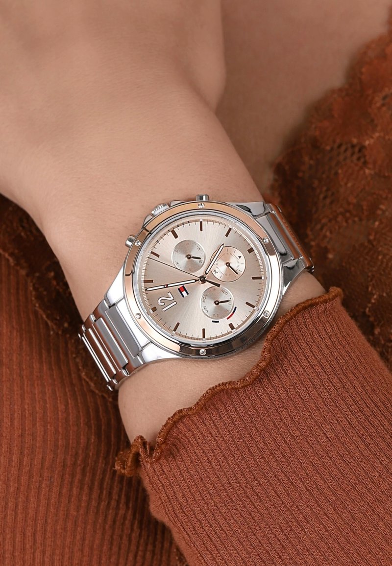 Tommy Hilfiger Chronografinis laikrodis - silver rosegold
