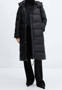 Mango Abrigo de invierno - black