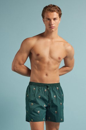 IUMAN Intimissimi Uomo Plavecké šortky  - green