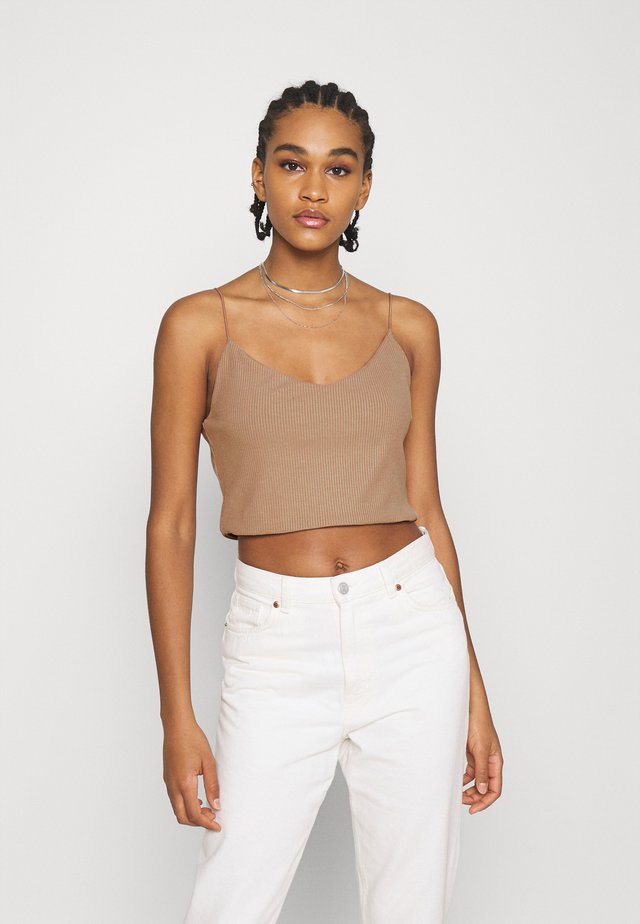 MITZI SINGLET - Top - brown