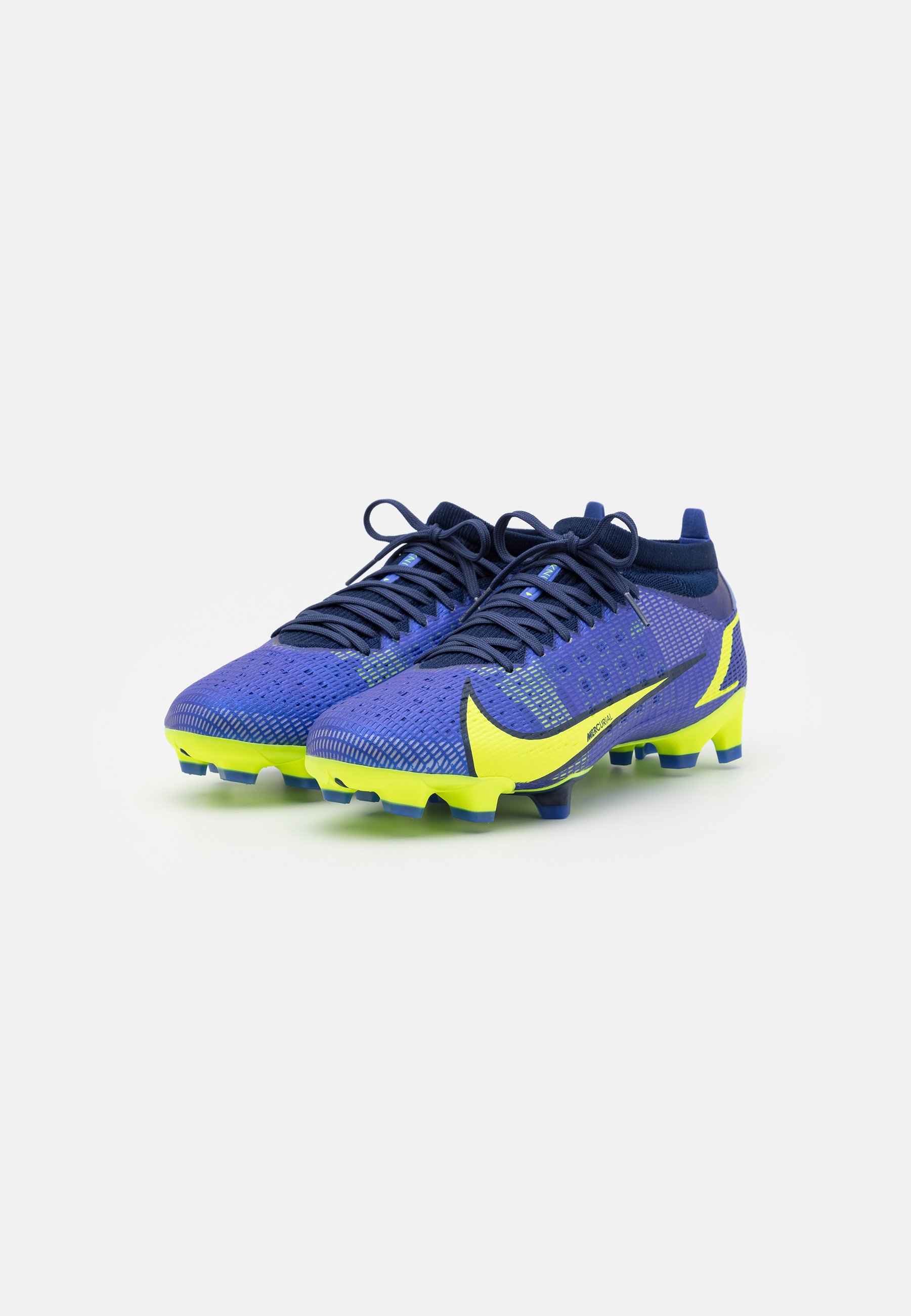 Nike Performance MERCURIAL VAPOR 14 PRO FG - Botas de fútbol con tacos -  blau/gelb/morado oscuro - Zalando.es