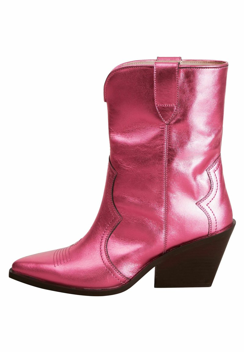 Next SIGNATURE FOREVER COMFORT WESTERN - Botine cowboy/biker - pink metallic