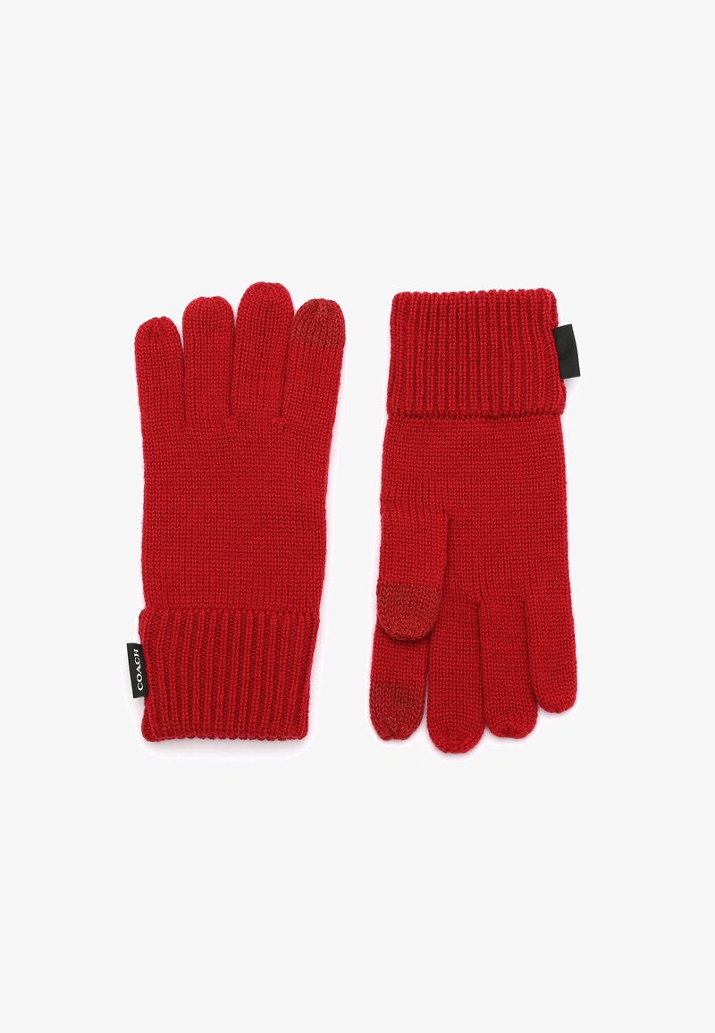 COACH PATCH - Handsker - dark red