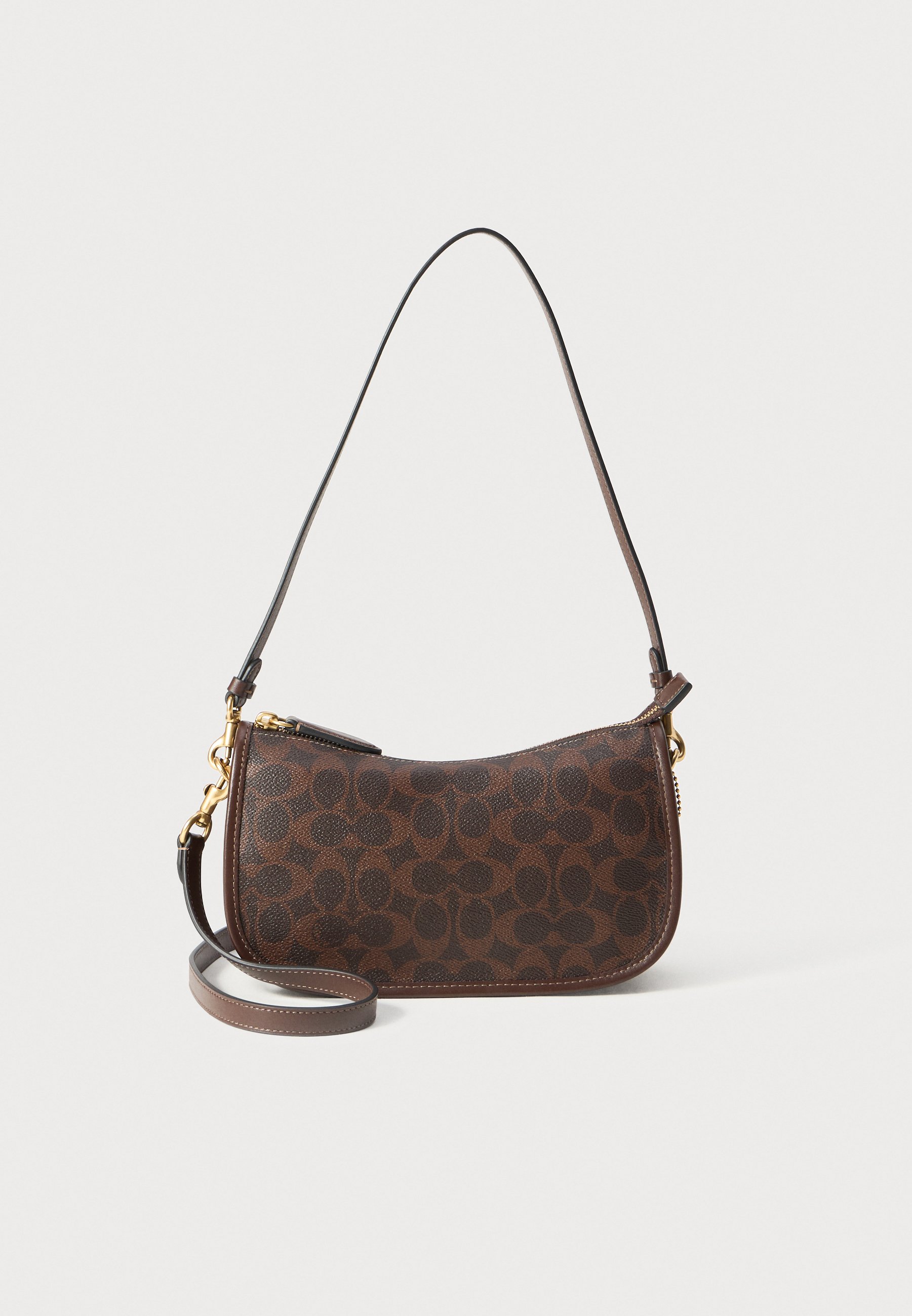 COACH WAVERLY BAG IN SIGNATURE CANVAS - Handbag - maple/dark brown 