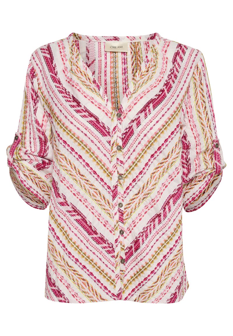 Cream Blouse donkerroze