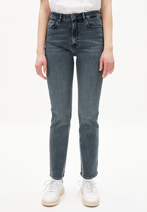 CARENAA CARENAA - Straight leg jeans - washed sulphur black