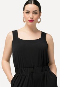 Ulla Popken MUST-HAVE WIDE LEG - Overal - black