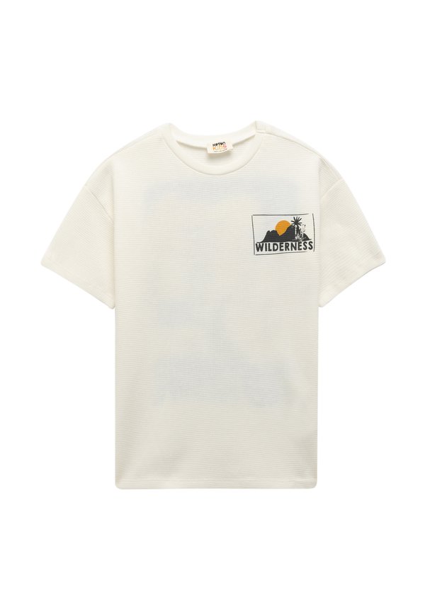 T-Shirt print - beige