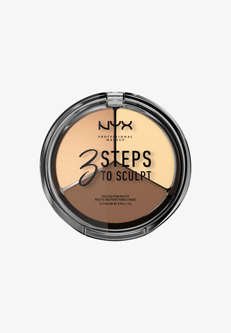 NYX Professional Makeup - 3 STEPS TO SCULPT - Konturowanie, Powiększ