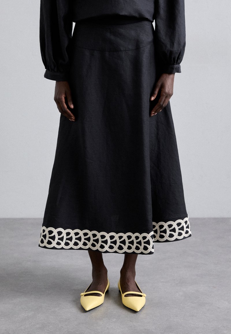 By Malene Birger LEONNE - Suknja A kroja - black