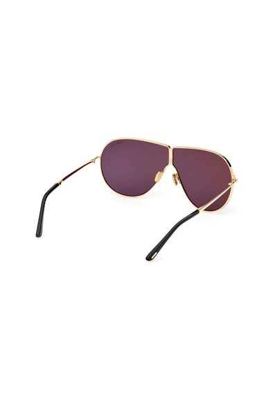 Tom Ford UNISEX - Aurinkolasit - gold smoke gray