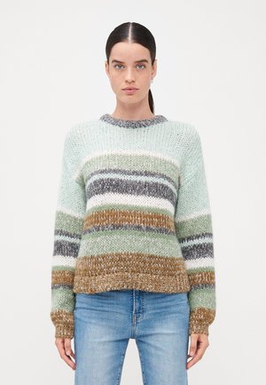 ONLY Tall ONLALYSSA LIFE O NECK - Vesta - magnet/aqua gray/cloud dancer/hedge green