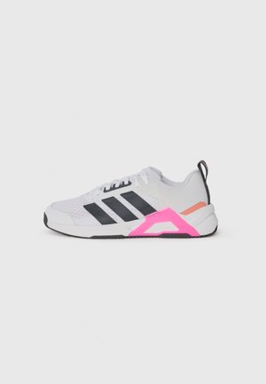 DROPSET CONTROL - Treningssko - ftwr white/grey five/shock pink