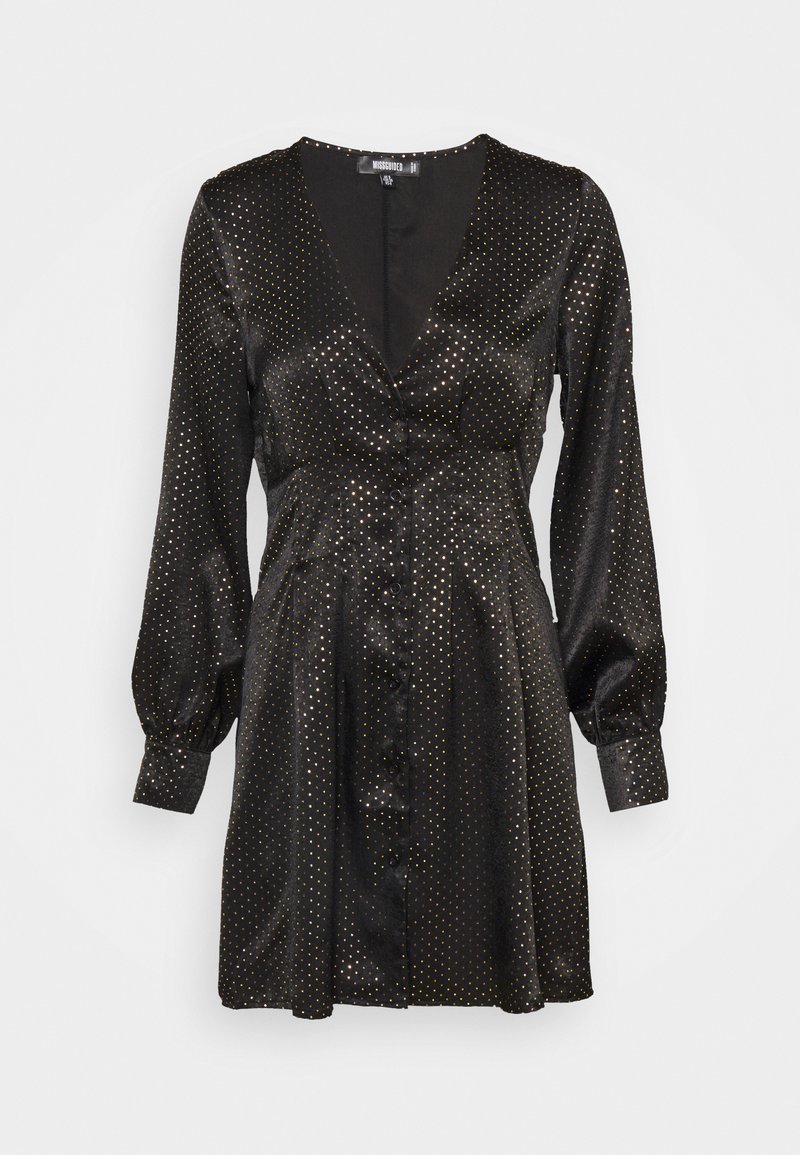 Missguided Cocktailjurk zwart