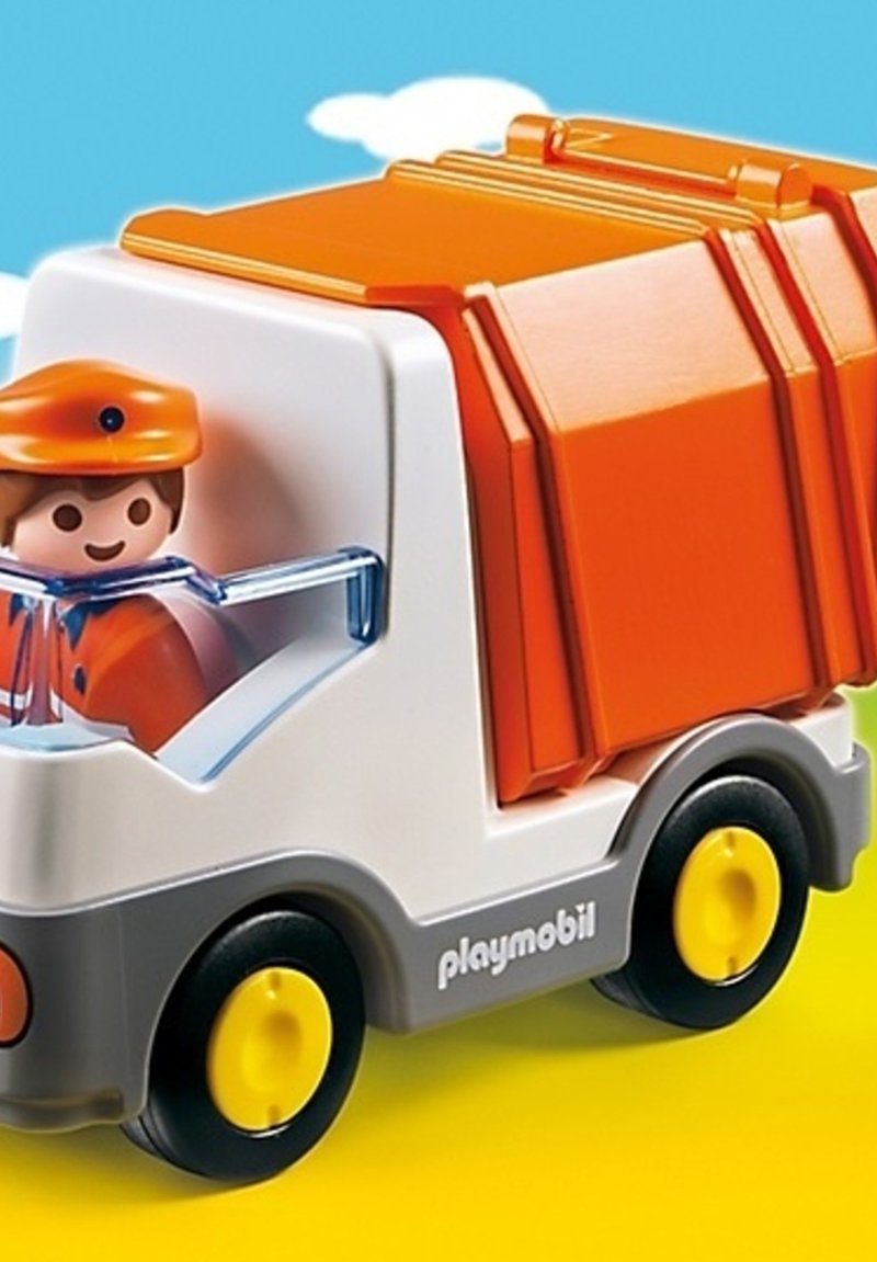 Kinder Kuscheltiere | Playmobil VUILNISWAGEN Spielzeug orange - DP90357 Kinder Kuscheltiere | Playmobil VUILNISWAGEN Spielzeug orange - DP90357