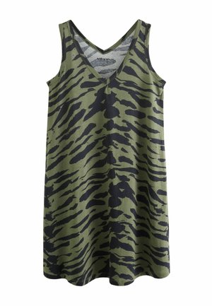 REGULAR FIT - SLEEVELESS V-NECK SLOUCH - Dzsörzéruha - green