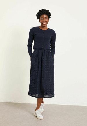 REGULAR FIT - 2IN1  - Strickkleid - navy
