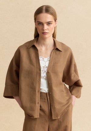 Les Copains, Hemdbluse - brown