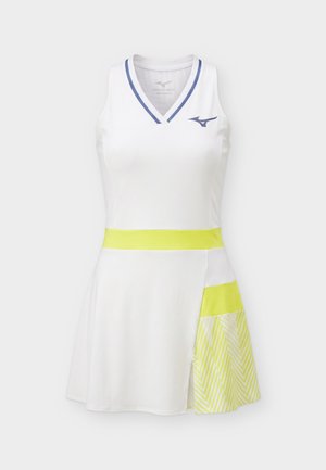Mizuno, STARGAZER DRESS - Robe de sport - white/yellow