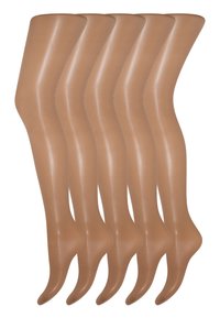 5 PACK  - Strumpfhose - camel