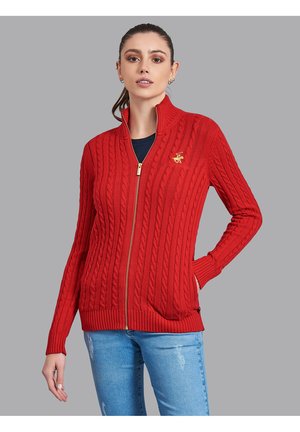 Cardigans - red