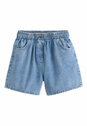 REGULAR FIT - PULL ON - Denimshorts - mid blue