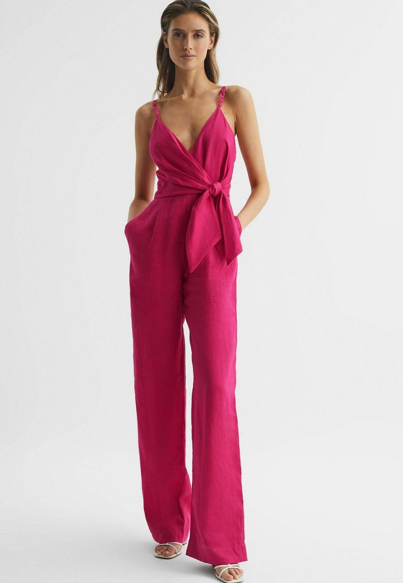 Reiss REGULAR FIT - EMILIA V-NECK  - Overal - pink