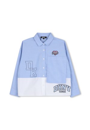 DKNY, CHEMISE MANCHES LONGUES - Chemisier - bleu ciel
