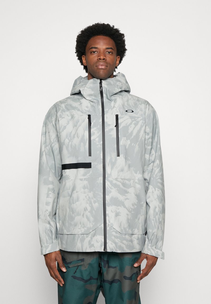 Oakley EARTH JACKET Soft shell jacket grey mountain tie dye/grey