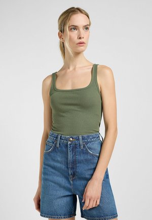 SLEEVELESS SQUARE SLIM FIT - Top - olivegrove