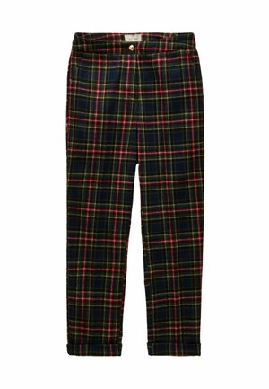 REGULAR FIT - TAPERED - Nohavice - navy check