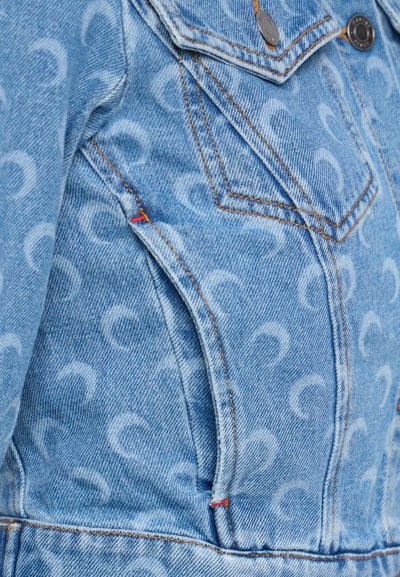 MARINE SERRE MOON LASER CROPPED JACKET - Traper jakna - light blue