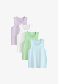 Non sélectionné, blue white green lilac