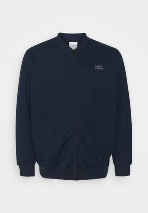JCOCUT ZIP BASEBALLPS - Zip-up sweatshirt - navy blazer