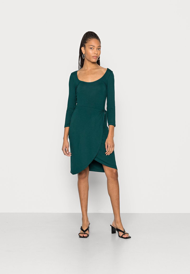 Anna Field Vestido de malha - dark green