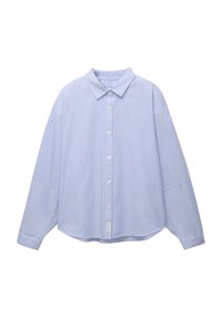 STRIPED WITH PUFF SLEEVES - Hemdbluse - blue