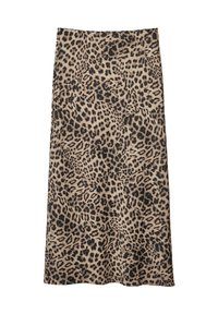 MIDI - Suknja A kroja - mottled brown