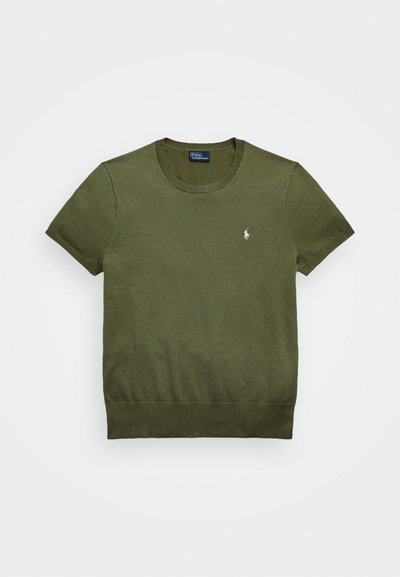 Polo Ralph Lauren PIMA COTTON SHORT SLEEVE PULLOVER - Jednoduché tričko - garden trail