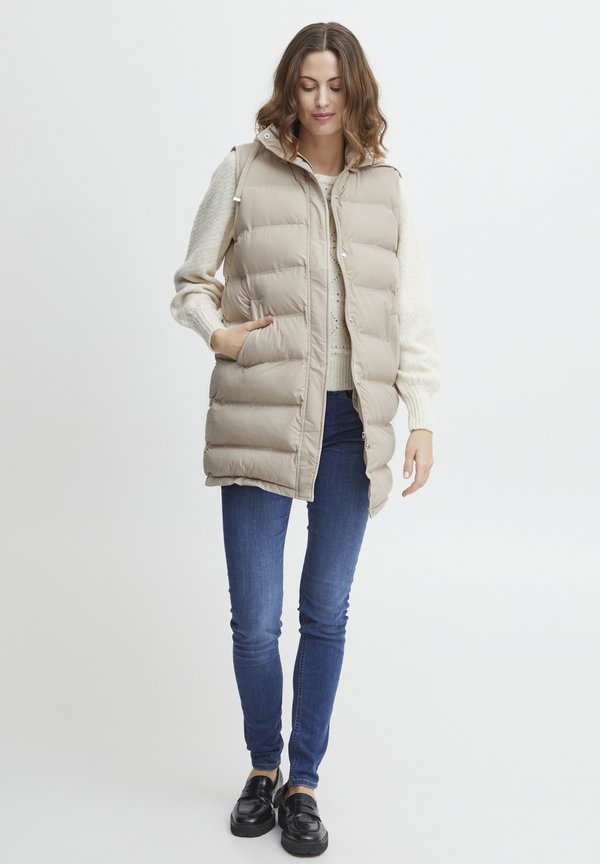 FRBAFAB - Waistcoat - oxford tan2